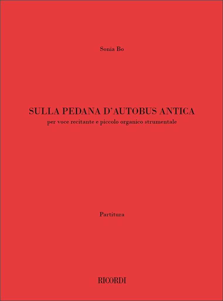 Sulla pedana d'autobus antica